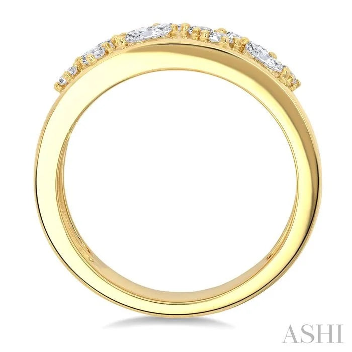 Diamond Fashion Wide Band