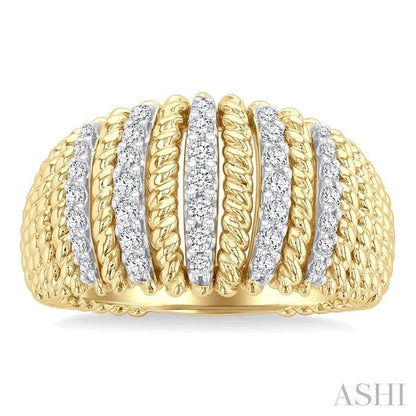 Diamond Fashion Dome Ring