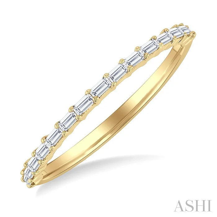 Stackable Baguette Diamond Fashion Band