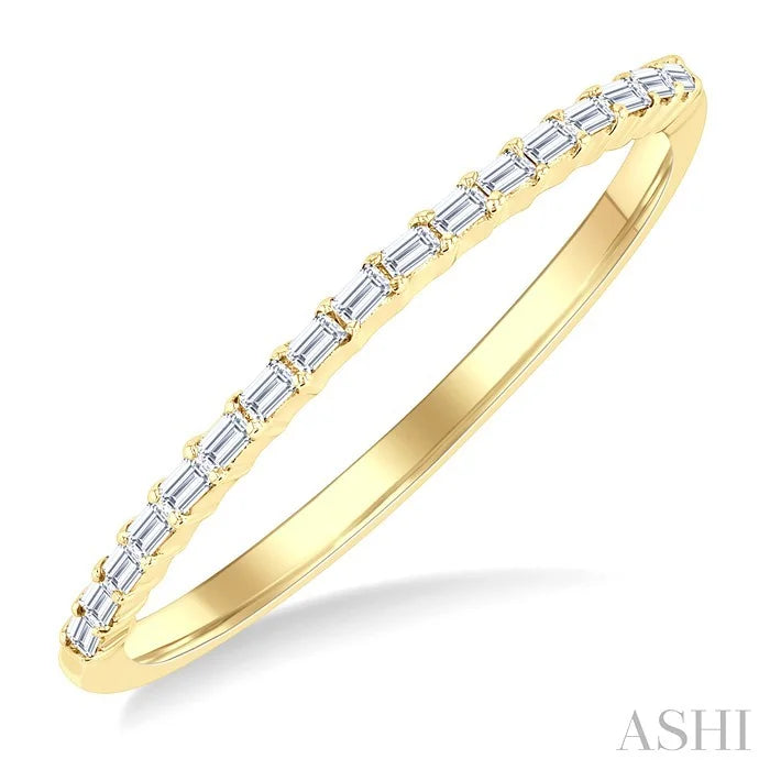 Stackable Baguette Diamond Fashion Band