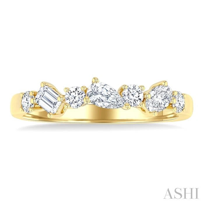 Mixed Shape Diamond Fashion Band