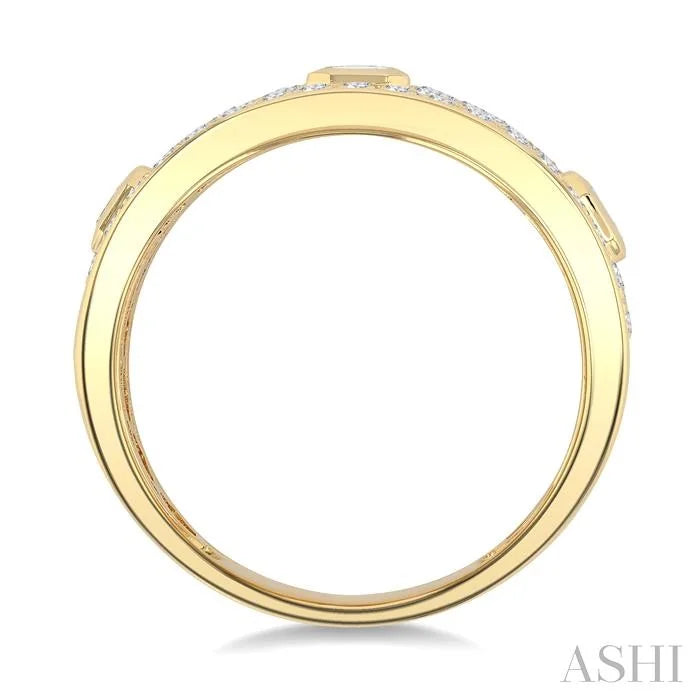 Bold Diamond Fashion Wide Band