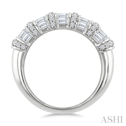 Baguette Diamond Fashion Bamboo Band