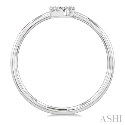 Block 'D' Initial Diamond Ring