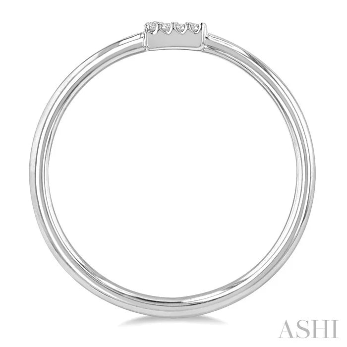 Block 'E' Initial Diamond Ring