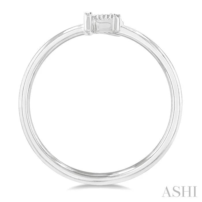 Block 'K' Initial Diamond Ring