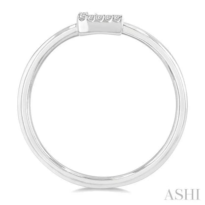 Block 'L' Initial Diamond Ring