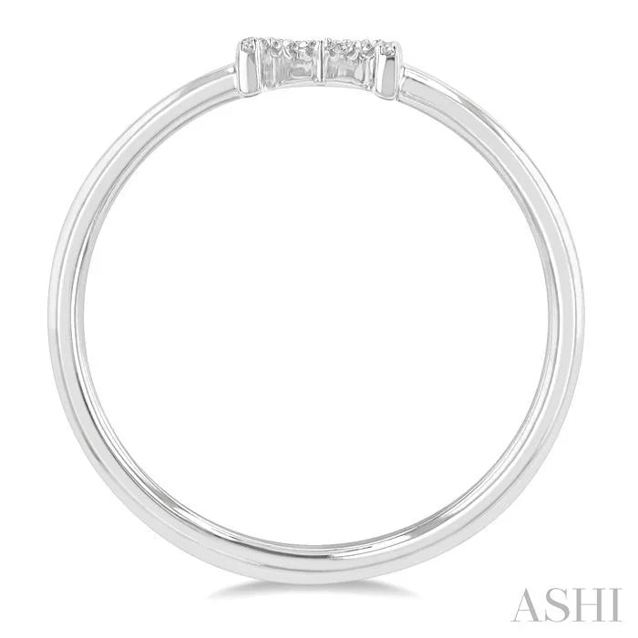 Block 'M' Initial Diamond Ring