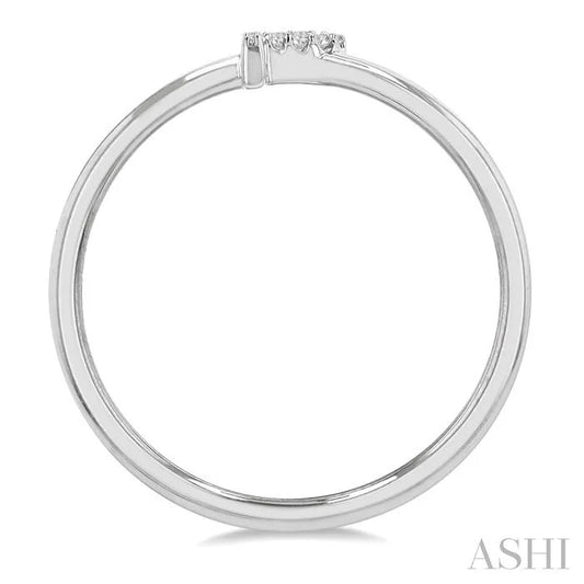 Block 'P' Initial Diamond Ring