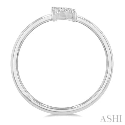 Block 'R' Initial Diamond Ring