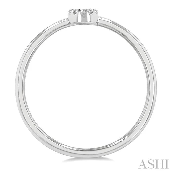 Block 'S' Initial Diamond Ring