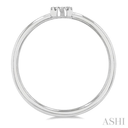 Block 'S' Initial Diamond Ring
