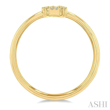 Block 'A' Initial Diamond Ring