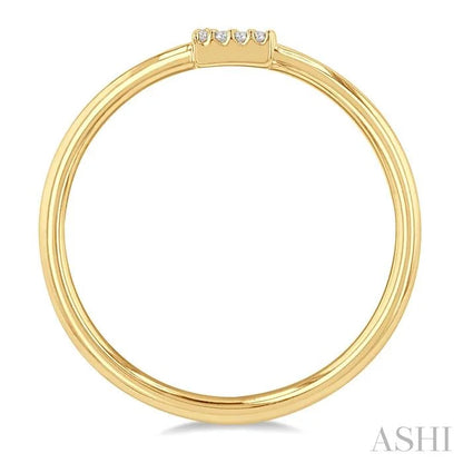 Block 'E' Initial Diamond Ring