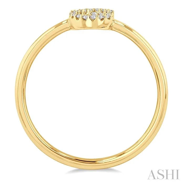 Block 'G' Initial Diamond Ring