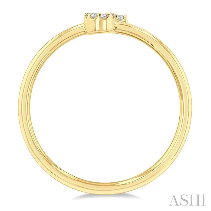 Block 'J' Initial Diamond Ring