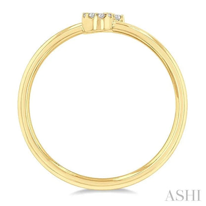 Block 'J' Initial Diamond Ring
