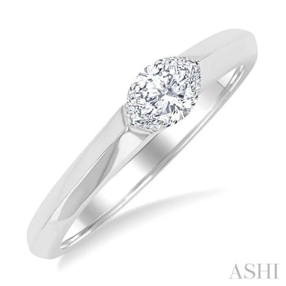 Marquise Shape East-West Diamond Ring