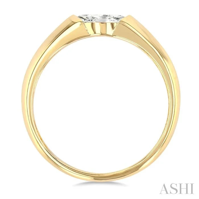 Marquise Shape East-West Diamond Ring