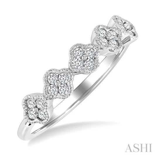 Clover Cluster Diamond Ring