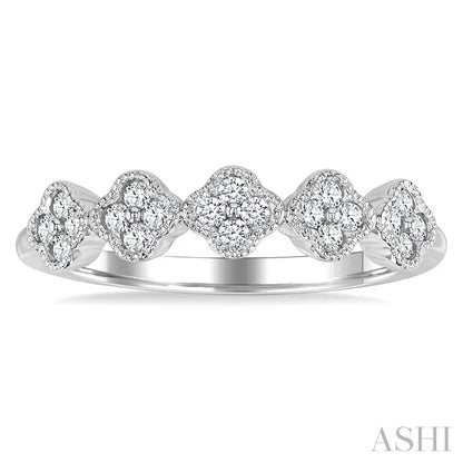 Clover Cluster Diamond Ring