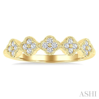Clover Cluster Diamond Ring