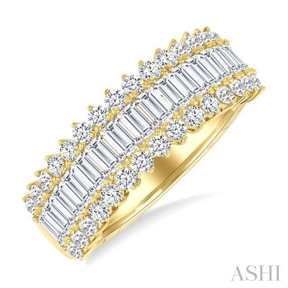Baguette Diamond Fashion Band