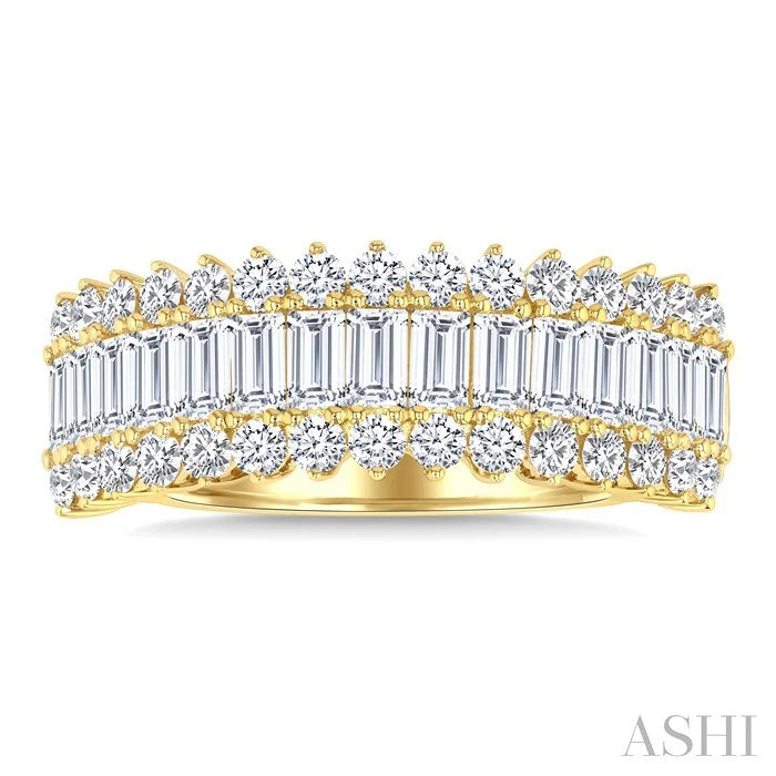 Baguette Diamond Fashion Band