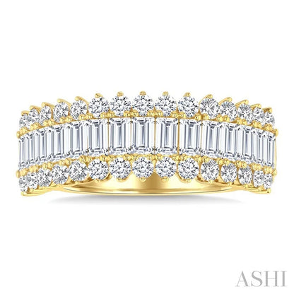 Baguette Diamond Fashion Band