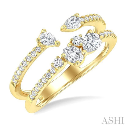Mixed Shape Diamond Fashion Ring
