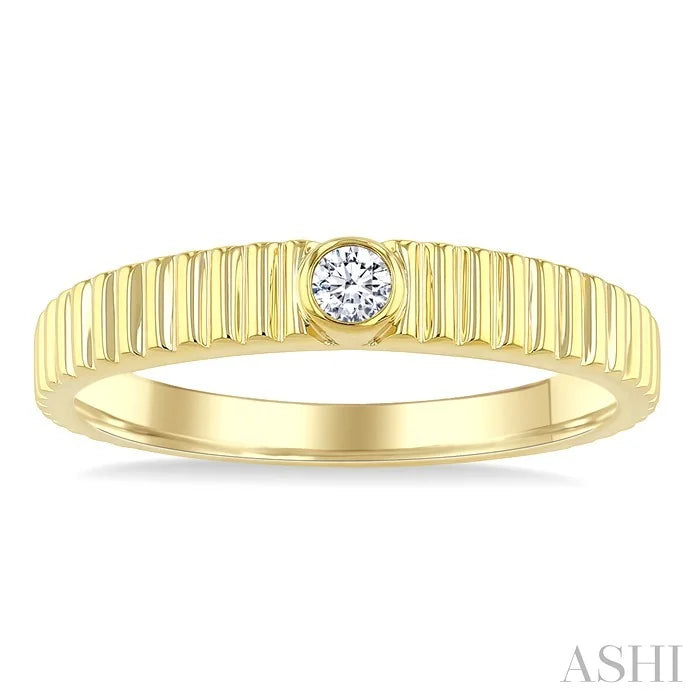 Pirouette Bezel Set Diamond Fashion Ring