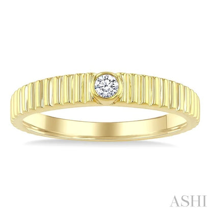 Pirouette Bezel Set Diamond Fashion Ring