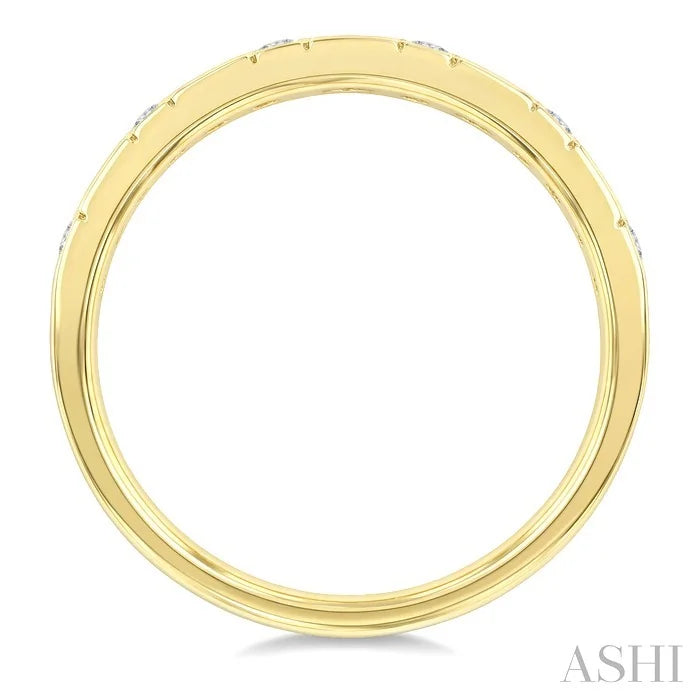 Hexagon Shape Weave Diamond Fashion Band