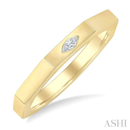 Marquise Shape Diamond Signet Ring