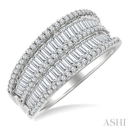 Bold Baguette Diamond Fashion Band