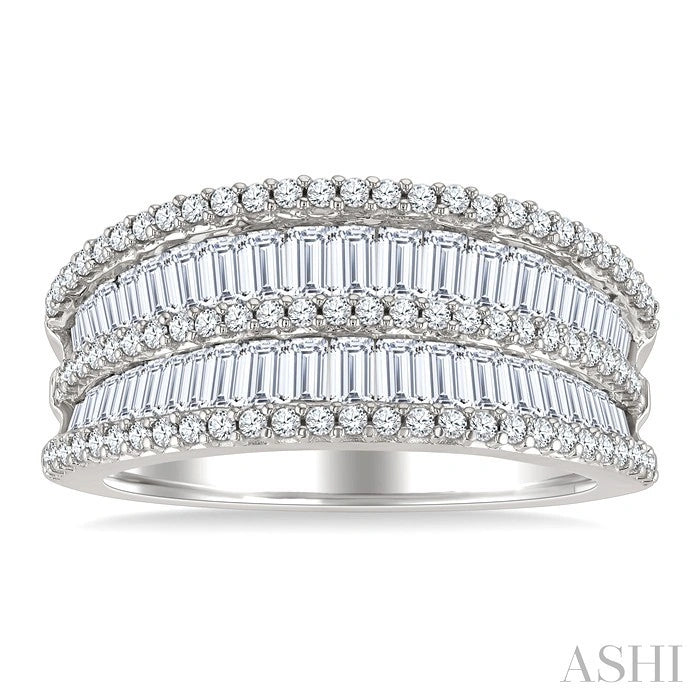 Bold Baguette Diamond Fashion Band