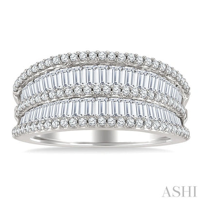 Bold Baguette Diamond Fashion Band
