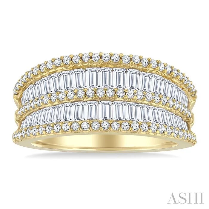 Bold Baguette Diamond Fashion Band