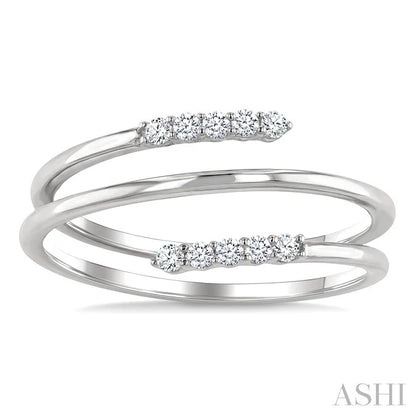 Spring Coil Diamond Fashion Ring