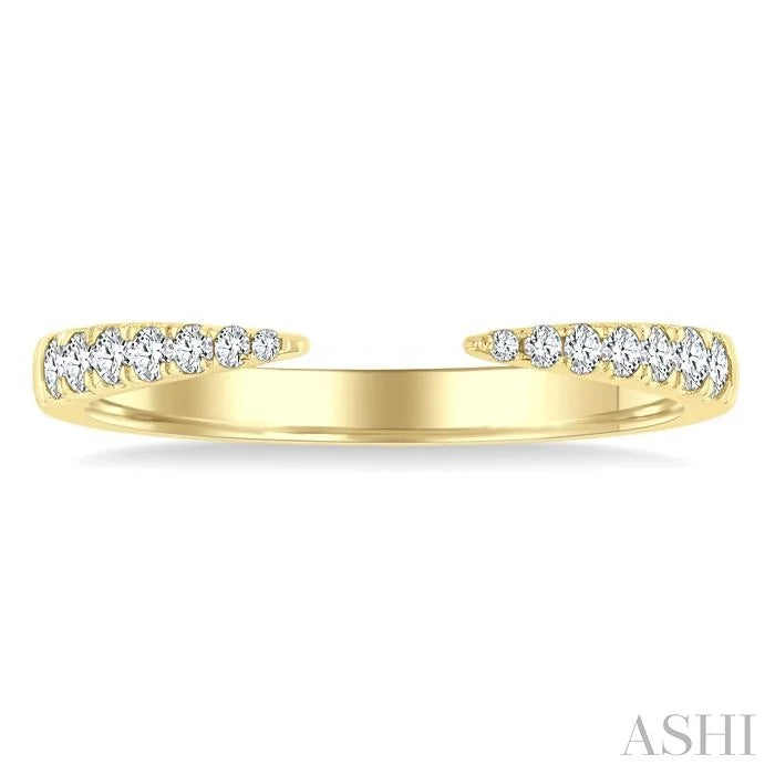 Stackable Claw Diamond Fashion Open Ring