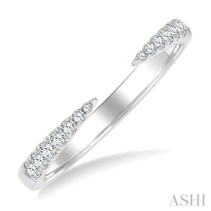 Stackable Claw Diamond Fashion Open Ring