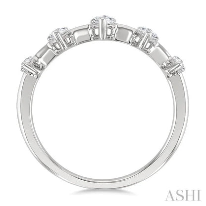 Marquise Shape 5 Stone Half Eternity Diamond Fashion Band