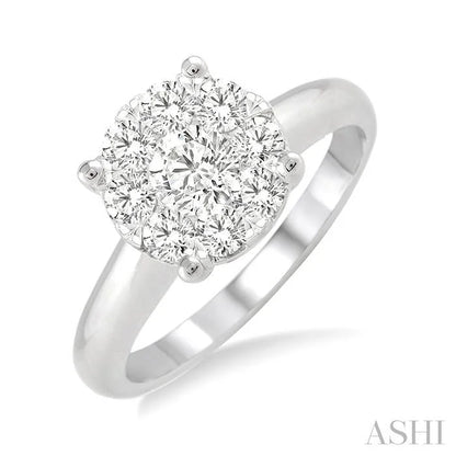 Round Shape Lovebright Essential Diamond Ring