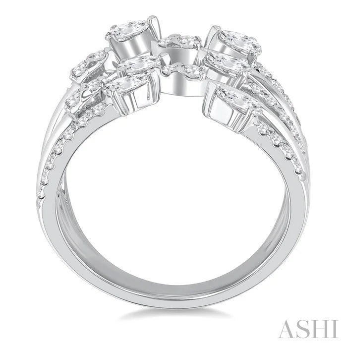 Diamond Fashion Open Ring