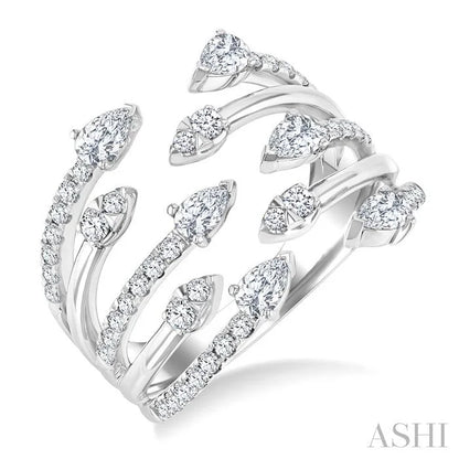 Diamond Fashion Open Ring