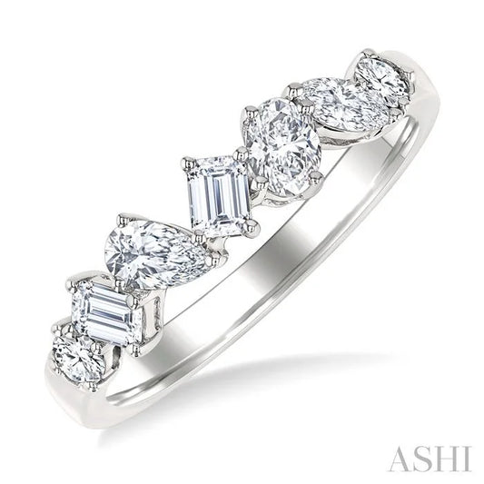 Mixed Shape Diamond Fashion Band