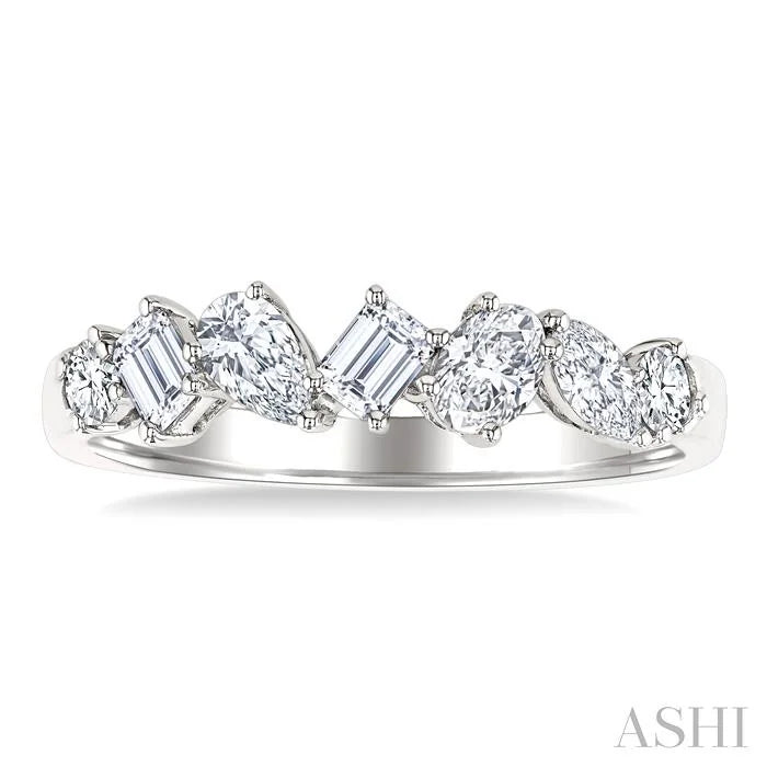 Mixed Shape Diamond Fashion Band