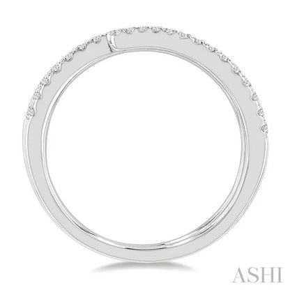 Spiral Diamond Fashion Open Ring