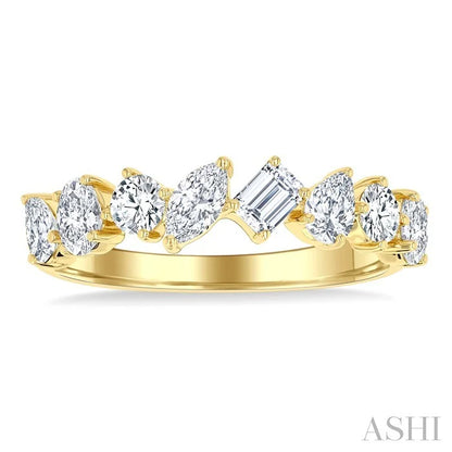 Mixed Shape Diamond Fashion Band