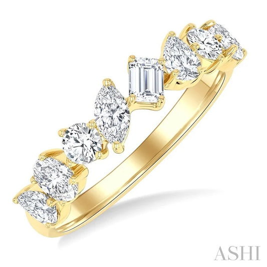 Mixed Shape Diamond Fashion Band